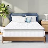 Neo Sleep Queen Size Mattress, 12 Inch Hybrid Comfort & Supportive Mattress in a Box, Cooling Gel Memory Foam and Pocket Springs with Pressure Relief, CertiPUR-US Certified, Medium Plush Feel