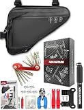 NOVASPARK Bike Repair Kit with 2L Waterproof Bike Frame Bag