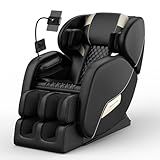 AYJOIR 2026 Massage Chair Full Body, Zero Gravity SL-Track Shiatsu Massage Recliner Chair with Body Scan, 6 Fix Point Rollers,Airbags,Deep Yoga Stretch, Heating Function,Black