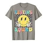 Groovy Test Day Testing Squad Motivation Teacher Student T-Shirt