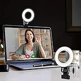 Cyezcor Video Conference Lighting Kit, Ring Light for Monitor Clip On,for Remote Working, Distance Learning,Zoom Call, Self Broadcasting and Live Streaming, Computer Laptop Video Conferencing