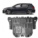 Engine Guards Mud Flaps for VW Golf MK7 2015-2024 Front Engine Splash Shield Guards Suitable for Golf GTI Golf R Under Engine Cover Directly Replace Original One Black