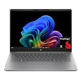 HP OmniBook 3 14 inch Next Gen AI PC, 2K Display, Snapdragon X X1-26-100, 16 GB RAM, 256 GB SSD, Qualcomm Adreno GPU, Windows 11 Home, Nouvelle Silver, 14-hz0288nr