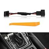 YADINATAY Auto Start Stop Eliminator Harness Compatible with VW Golf 7 7.5 Passat B8 B8.5 Touran T-ROC Arteon Seat Ateca, Auto-Off/Memory/Original Factory 3 Models, Plug and Play with Tool, Robust