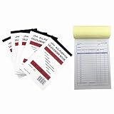 10 Pack Sales Order Book Receipt Invoice Duplicate Carbonless (50 Sets 4.25" X 6.5")