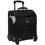 Wrangler 17" Underseat Spinner Carry-On Luggage, Black