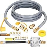 Sobalai Upgraded Propane to Natural Gas Conversion Kit for Weber Genesis Series Grill, 10FT Natural Gas Conversion kit for Weber Grills