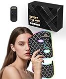 EVFOFO 7-Color LED Red Light Mask with 630nm & 850nm NIR - Red Light Therapy for Face and Neck, Promotes Refined Skin, Clarifies Blemishes & Smooths Fine Lines for Home, Work & Rest