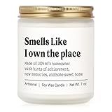 Niyewsor House Warming Gifts, New House/Home Candle, Best Housewarming Gift 2025, Closing Gifts for Home Buyers, New Homeowner, First Apartment Essentials, Handmade, 7oz