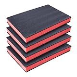 Tool Box Organizer Cuttable Polyurethane Craft Foam Pads 16x12x1.5 Inch Shadow Foam Insert, Drawer Thick Tool Liner Kit (4 Pack)