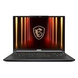 msi Stealth A16 AI+ 16” 240Hz QHD+ OLED Gaming Laptop: AMD Ryzen 9 HX 370, NVIDIA Geforce RTX 5070Ti, 32GB DDR5, 2TB NVMe SSD, Wi-Fi 7, Win 11 Pro :Core Black A3XWHG-079US