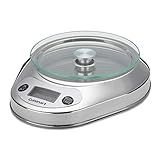 Cuisinart KML-KO3B Precision Chef Bowl Electronic Kitchen Scale, Silver, 2.5" x 7.4" x 9.25"