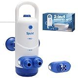 Bath Jets for Tub with Jet Massage and Bubble Mode, Bathtub Jets for Tub with 360° Rotatable Single and Dual Nozzles, the Lever-lock Suction Cups, and Handle. Jets for Bathtub at Home for Relaxation