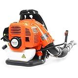 52cc Backpack Gas Leaf Blower 564 CFM 216 MPH 2-Cycle Ergonomic Harness System Low Vibration and Cruise Control Powerful Gas Blowers for Lawn Yard Care Gifts for Dad