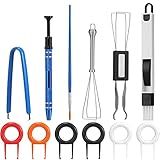 Frienda 12 Pack Keyboard Lube Switch Puller Kits Key Cap Remover Tools Mechanical Switch Opener for Mechanical Keyboard Removing Fixing Cleaning