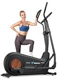 MERACH Elliptical Machine, Elliptical Exercise Machine with 19 in Stride, Hyper-Quiet Magnetic Drive System, Elliptical Trainer with 16 Resistance Levels, 400LBS Loading Capacity