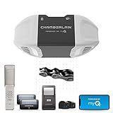 Chamberlain C2405 MYQ Smart Garage Door Opener, Chain Drive, 1/2-HP Motor, Dual Light - Quantity 1