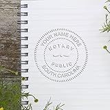 South Carolina Notarial Seal - Pink Notary Seal SC, Compliant with South Carolina Notary Board, Ideal for South Carolina Notary Public, 1-5/8 Dia Size - Essential Tool for Notary Services in SC