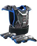 StarknightMT Kids Dirt Bike Gear - Youth Motorcycle Gear Riding Protective Motocross Armor Suit Chest Protector for Boys Girls Biking Cycling Skating Off-Road, Blue
