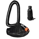 Houseluxe Leaf Collector for Major Brand Leaf Blower/Vacuum/Mulcher, 8FT Hose with Adjustable Adapter Fits 2.3"-5" Ports