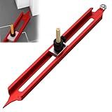 IMeanTop Precise Contour Scribe Tool with Lock for Pencil Aluminum Alloy Scribing Tools for Carpenter, Tiling, Construction to Draw Contour Lines of Objects