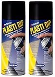 Plasti Dip 2 Pack Mulit-Purpose Rubber Coating Spray Black 11oz