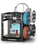 FLASHFORGE AD5X Multi-Color 3D Printer 4 Colors with IFS, Fully Auto Leveling FDM 3D Printer with Max 600mm/s High Speed Printing and Max 300°C Nozzle, Large Printing Size 220 * 220 * 220mm