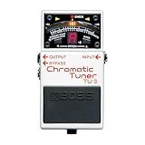BOSS TU-3 Compact Chromatic Tuner | Perfect for Guitar & Bass | Industry-Standard Performance | Tank-Tough BOSS Stompbox Body | 21-Segment LED Meter | Accu-Pitch Sign Function