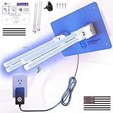 BioShieldUV® HVAC UV Light Air Purifier Whole House Dual UV UVC Light in Duct for HVAC Duct Filter, 18 Watts 4 Bulbs 110V Lamp - UVC Light for HVAC AC Air Conditioner, UV light for AC system