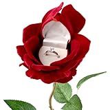 Noble Rose Ring Box - Flower Engagement Ring Box for Proposal Ring or Special Occasions