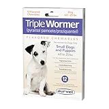 DURVET 12-Pack Triple Wormer Tablets for Puppies and Small Dogs