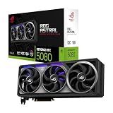 ASUS ROG Astral NVIDIA GeForce RTX™ 5080 16GB GDDR7 OC Edition Gaming Graphics Card (PCIe® 5.0, HDMI®/DP 2.1, 3.8-Slot, 4-Fan Design, Axial-tech Fans, Patented Vapor Chamber), 3 Year Warranty
