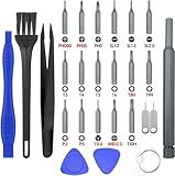 Macbook Screwdriver 26pcs Macbook Pro Repair Tool Kit P5 Pentalobe, T5 Torx Screwdriver w Spudger for MacBook Pro & MacBook Air with Retina Display, Y000 / Y0.6mm iPhone Xbox PS4 Repair Screwdriver