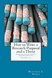 How to Write a Research Proposal and a Thesis: A Manual for Students and Researchers