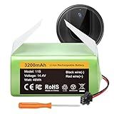 FirstPower 3200mAh Compatible with Eufy Battery Replacement - Eufy 11s Battery, 30, 30C, 15C, 15T, 12, 35C, 15C MAX - Ecovacs Deebot N79S, 500, N79, DN622 - Tesvor X500 Robot Vacuum Cleaners