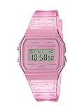 Casio Quartz Watch with Resin Strap, Pink, 20 (Model: F-91WS-4CF)