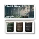 Skandinavisk Hibernate Giftset of 3 Mini Scented Candles. Skog 'Forest', Hygge 'Cosiness', and KOTO 'Home'. Vegan Formula. 3 x 2.3 oz.