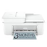 HP DeskJet 4227e Wireless All-in-One Color Inkjet Printer, Scanner, Copier, Best-for-Home, 3 Month Instant Ink Trial Included, AI-Enabled (6W7F0A)