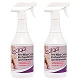 Capture Pre-Mist Soil Release for Carpet Dry Cleaner - Carpet Cleaning Pre Spray - Loosen Juice, Coffee & Wine Spill and Tough Rug Stains Eliminator - Multi-Purpose Cleaning Essentials - 24oz (2 Pack)