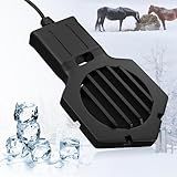 Engtesy 500W Pond Heater, Stock Tank Heater & Submersible Water Heater for Livestock Automatic Thermostat Controller, Non-Conductive Premium Deicer Outdoor Water Heater for Winter