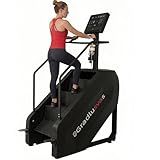 Stairmaster Stair Climber Machine, 610LBS Commercial Stair Stepper with LED Display & Button Controls, 15 Resistance Levels, Heart Rate Monitor, 9 Programs, Wireless Charging