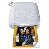 HP Sprocket Portable Photo Printer (2nd Edition) – Instantly print 2x3" sticky-backed photos from your phone – [Luna Pearl] [1AS85A]