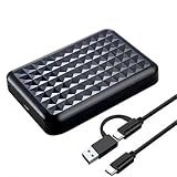 ModusTech 1TB Portable External Hard Drive USB 3.0/Type-C – Slim High-Speed HDD for Backup, Storage, Gaming – Compatible with PC, Mac, Laptop, PS4, PS5, Xbox, Windows, MacBook, Smart TV (1TB)