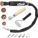 Racewill Air Tire Repair Polish Patch Tools, Include 2500rpm Low Speed Air Tire Buffer Tire Inner Liner Scrapper Patch Roller Tungsten Steel Buffing Wheel