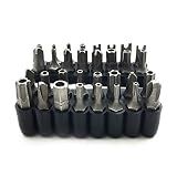 HTTMT - Tamper Proof 33Pc Security Bit Set Phillips Torx Hex Star Spanner Screwdriver [P/N: ET001-33-BK]