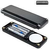 Elevation Lab AirTag (Gen 1 & 2) 10-Year Extended Battery Case - Uses AA Batteries - 14x More Capacity Than CR2032 TimeCapsule | Waterproof, CR 2032 Battery Replacement
