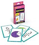 Carson Dellosa 54 Fractions Flash Cards, 3rd and 4th Grade Mathematics Flashcards Covering Whole Numbers to Ninths Facts, Math Games for Kids Ages 8 and Up