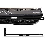EZDIY-FAB GPU Holder,Graphics Card Brace Support,Video Card Holder,GPU VGA Bracket for Custom Desktop PC Gaming-3mm Aluminum-Black