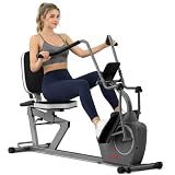VANSWE Recumbent Elliptical Cross Trainer with Arms for Full Body Workout
