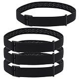 BOXOB 4pcs Elastic Headlamp Strap for Black Diamond, Petzl, Princeton Tec